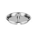 Chef Inox DIVIDED PAN-Stainless Steel, 6.0lt ROUND, SUIT 54926, 385x65mm