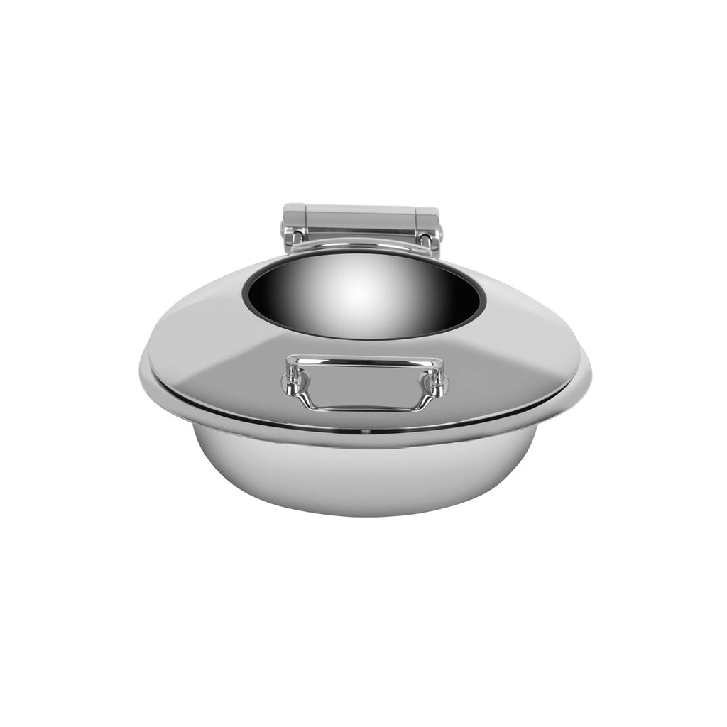 Chef Inox ULTRA CHAFER-18/8, ROUND, LARGE W/GLASS LID