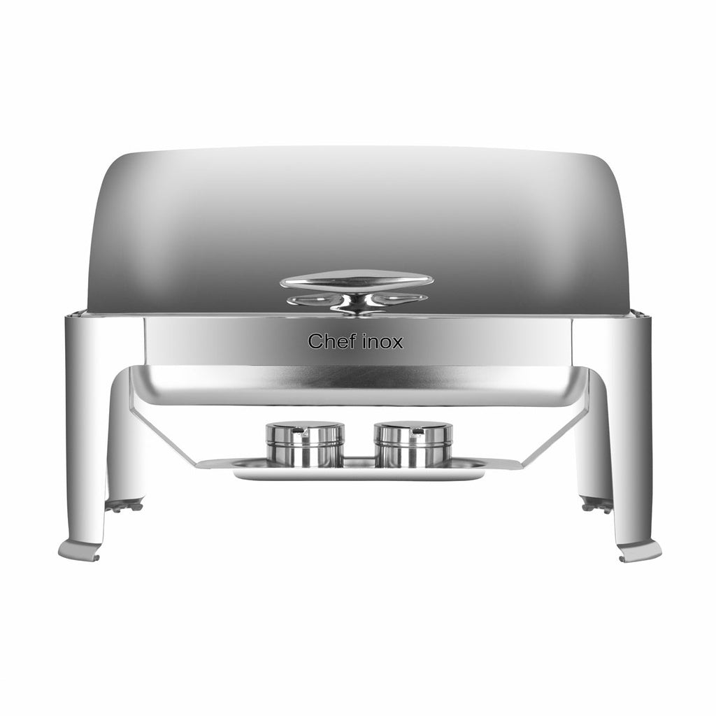 Chef Inox CHAFER-1/1 SIZE ROLL TOP Stainless Steel STACKABLE