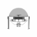 Chef Inox CHAFER-ROUND ROLLTOP Stainless Steel STACKABLE