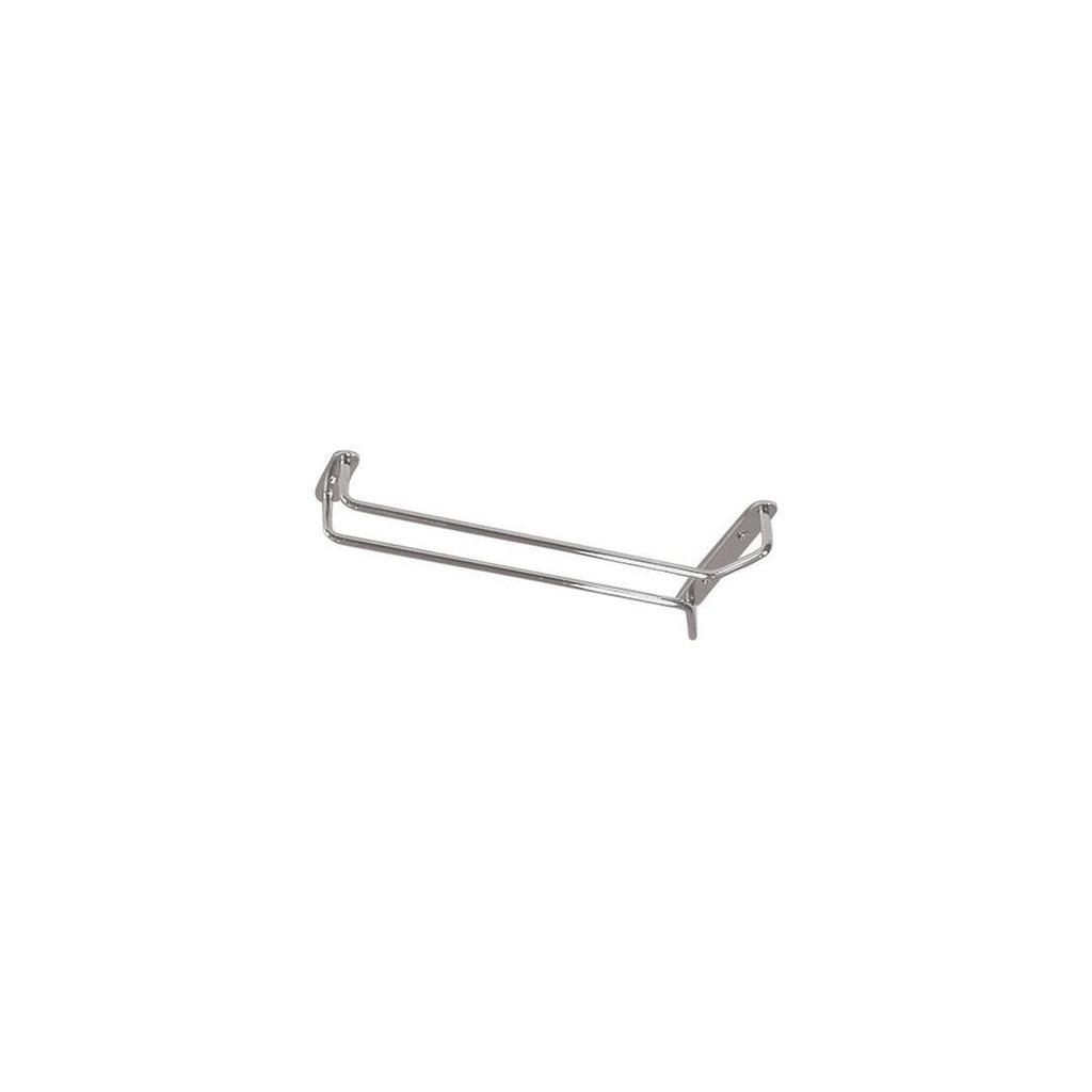 Trenton  GLASS HANGER-SINGLE ROW | 250mm CHROME (Each)