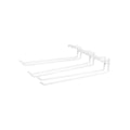 Trenton  GLASS HANGER-TRIPLE ROW | 270x220mm WHITE (Each)