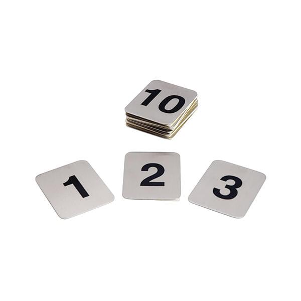 Trenton  ADHESIVE TABLE NUMBERS-S/S | SET 1-10  (Set)