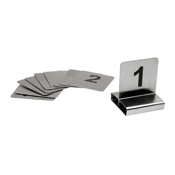 Trenton  FLAT TABLE NUMBERS-S/S | 70x60mm | SET 21-30  (Set)