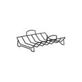 Chef Inox RACK ONLY FOR ROAST PAN-310mm PROFILE