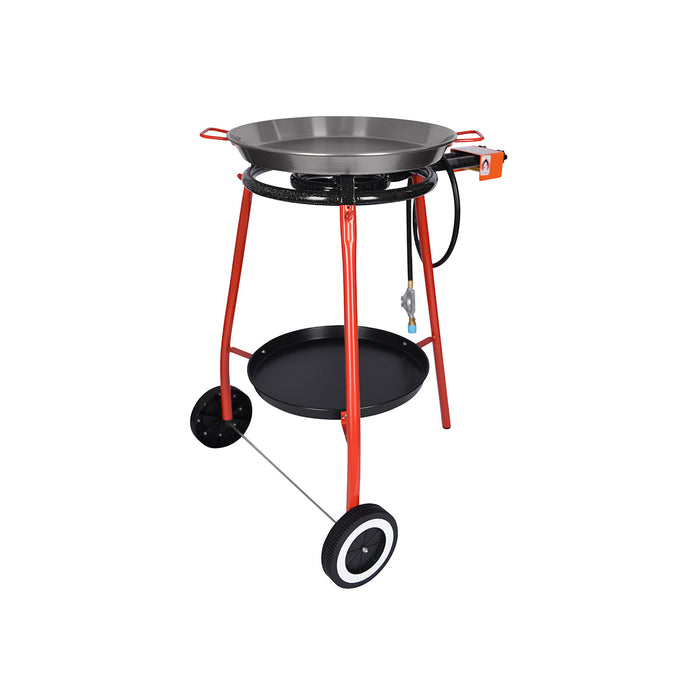 Garcima PAELLA SET STAND W/TRAY ' ANDREU' 450mm PAN/GAS/BURN
