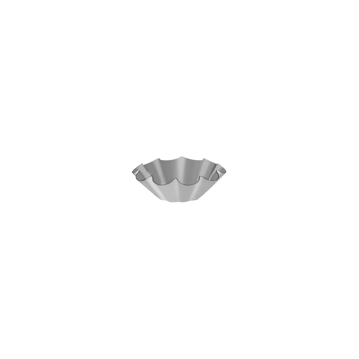 Guery BRIOCHE MOULD-90x32mm 10-RIBS FIXED BASE