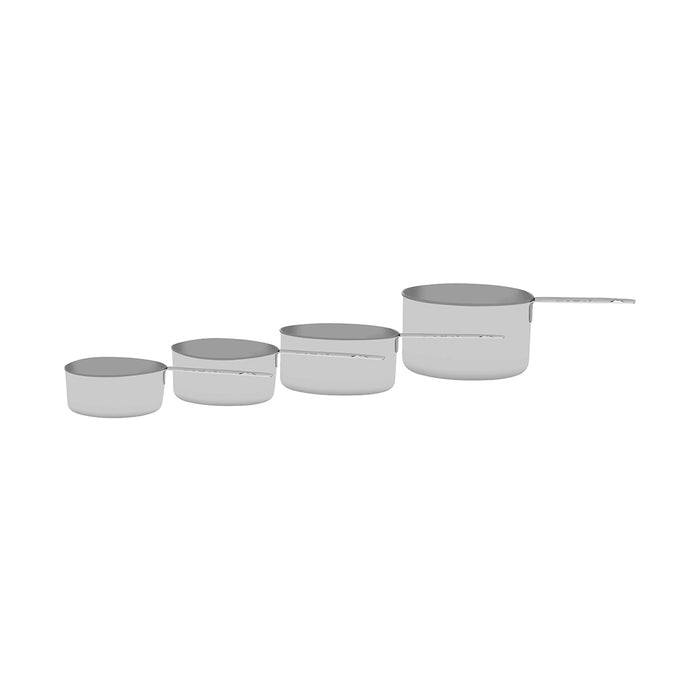 Tablekraft CHEF INOX MEASURING SET-Stainless Steel 4pc 60/80/125/250ml Set