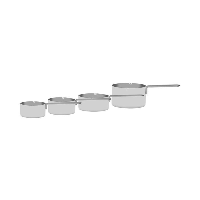 Chef Inox MEASURING CUP SET-18/10 4pc 60/80/125/250ml Set