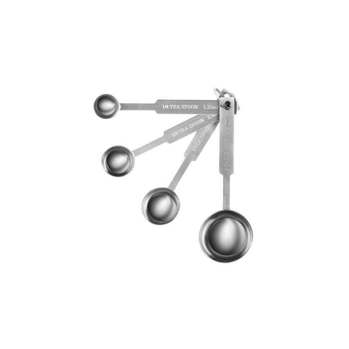 Tablekraft CHEF INOX MEASURING SPOON SET-4pc 18/8 1.25/2.25/5/15ml