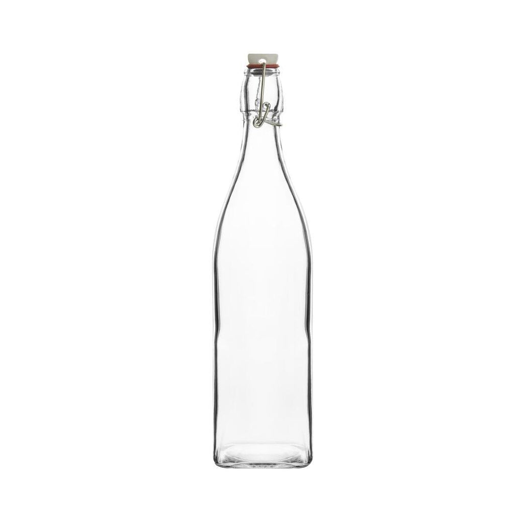 Trenton  GLASS BOTTLE-SQUARE | 1.0lt  (Each)