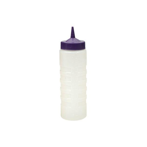 Cater-Rax  SAUCE BOTTLE-750ml CLEAR BODY | PURPLE TOP (Each)