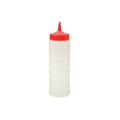 Cater-Rax  SAUCE BOTTLE-750ml CLEAR BODY | RED TOP (Each)