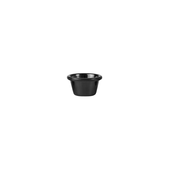 Ryner Melamine  RAMEKIN-80mm Ø | 45mm H | 90ml BLACK [Box of 72]