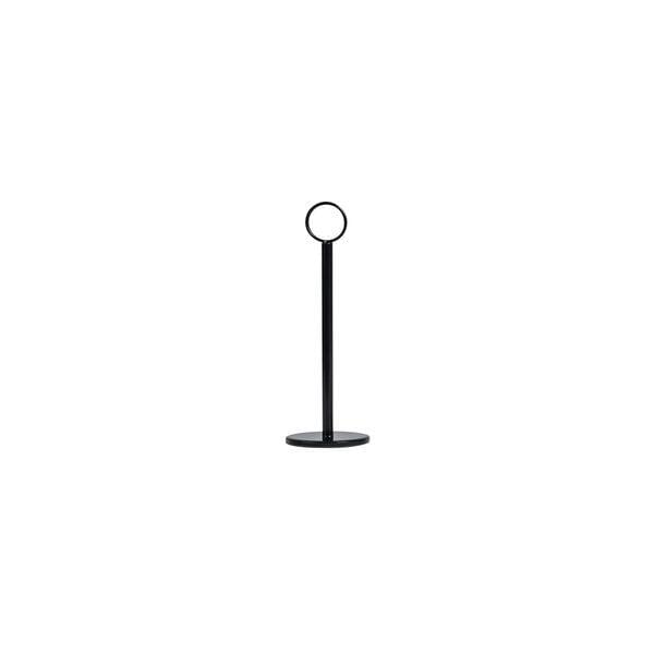 Trenton HEAVY BASE TABLE NUMBER STAND-RING CLIP | 70mm BASE | 200mm BLACK (Each)