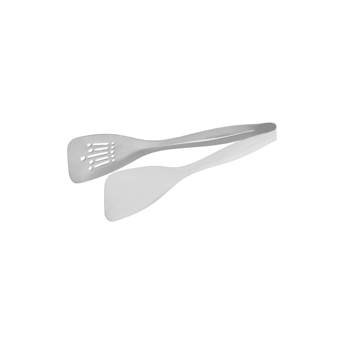 Chef Inox ALL PURPOSE TONG Stainless Steel ONE PIECE, ONE SIDE PERFORATE