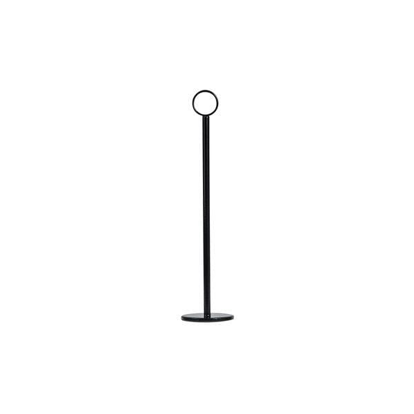 Trenton HEAVY BASE TABLE NUMBER STAND-RING CLIP | 70mm BASE | 300mm BLACK (Each)