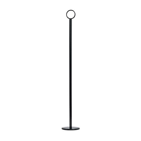 Trenton HEAVY BASE TABLE NUMBER STAND-RING CLIP | 70mm BASE | 450mm BLACK (Each)