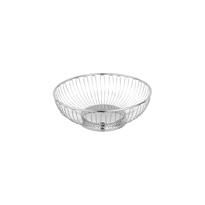 Chef Inox ROUND BASKET 245x80mm WIRE 18/10 SOLID BASE