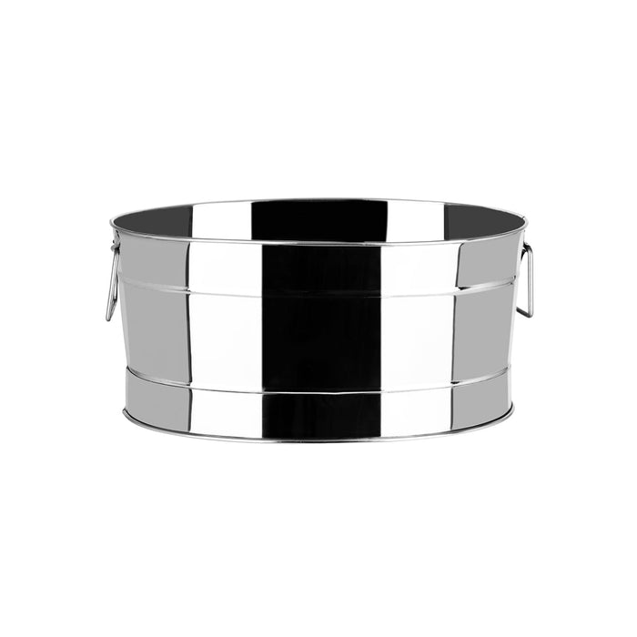 Chef Inox OVAL BEVERAGE TUB-Stainless Steel MIRROR FINISH 440x300x200mm