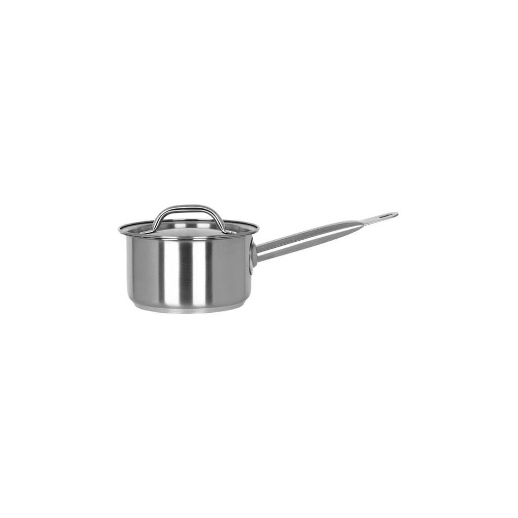 Chef Inox SAUCEPAN-18/10 1.2lt 140x80mm w/LID ELITE