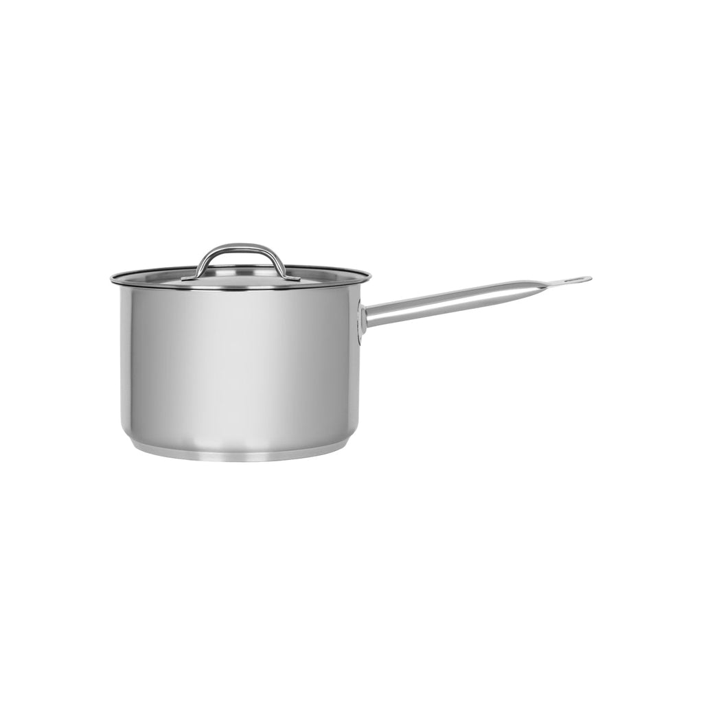 Chef Inox SAUCEPAN-18/10 4.0lt 200x130mm w/LID ELITE