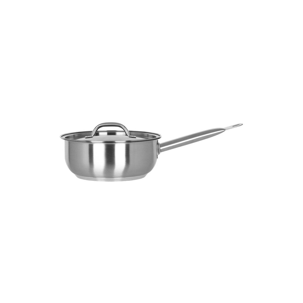 Chef Inox SAUTE PAN-18/10 200x80mm w/LID ELITE