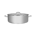Chef Inox CASSEROLE-18/10 18lt 400x145mm w/LID ELITE
