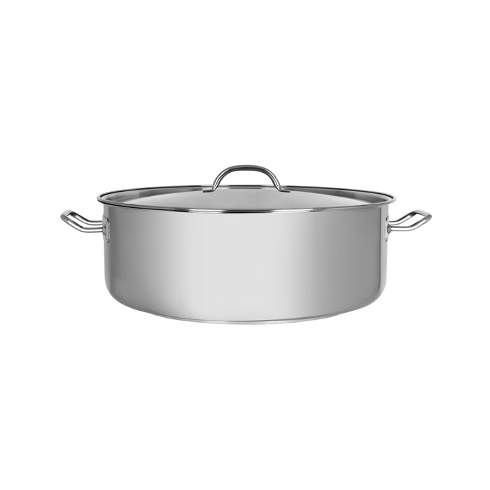 Chef Inox CASSEROLE-18/10 18lt 400x145mm w/LID ELITE