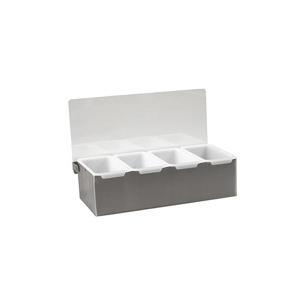 Trenton  CONDIMENT DISPENSER-S/S | 4 COMP.  (Each)