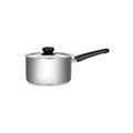Chef Inox SAUCEPAN-S/S 180mm 2.5lt w/LID BAKELITE HDL CLUB EA