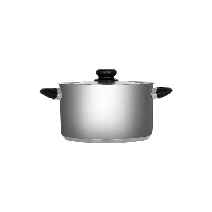 Chef Inox SAUCEPOT-S/S 240x140mm 6.0lt w/LIDBAKELITE HDL CLUB EA