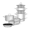 Chef Inox COOKWARE SET-7 PIECE "PROFESSIONAL" Set