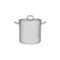 Chef Inox STOCKPOT-18/10 240x240mm 10.75lt w/LID "PROFESSIONAL" EA