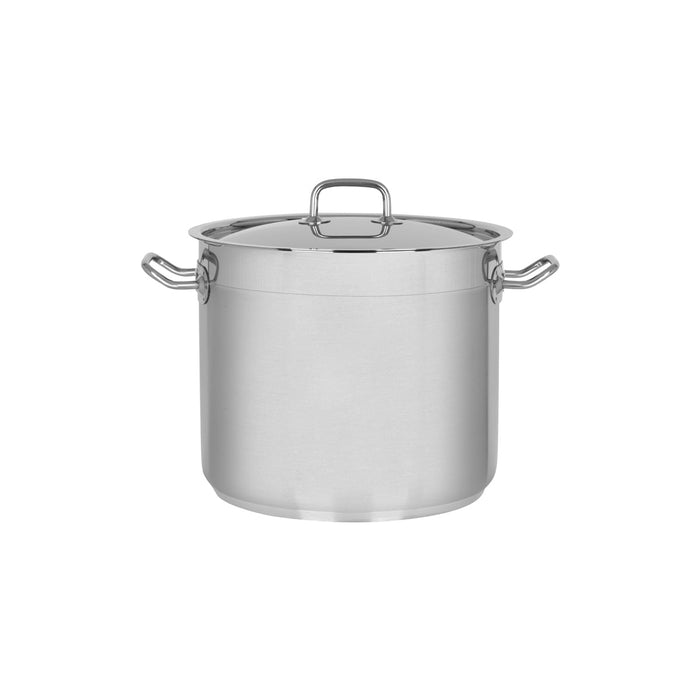 Chef Inox STOCKPOT-18/10 280x240mm 14.75lt w/LID "PROFESSIONAL" EA
