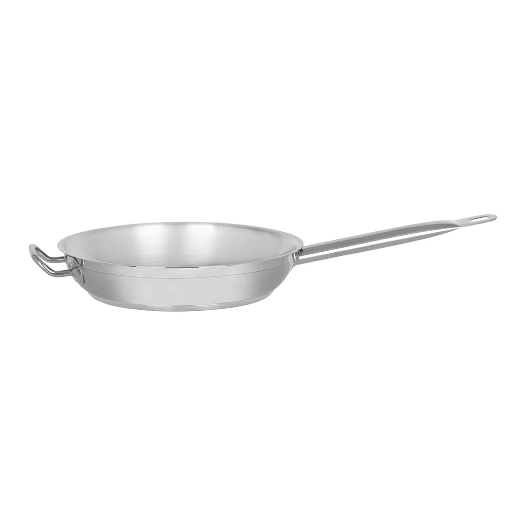 Chef Inox FRYPAN-18/10 280x55mm NO LID w/HELP HDL "PROFESSIONAL" EA