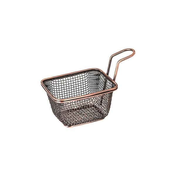 Moda BROOKLYN SERVICE BASKET-S/S | 80x60x65mm,  ANTIQUE COPPER (Each)