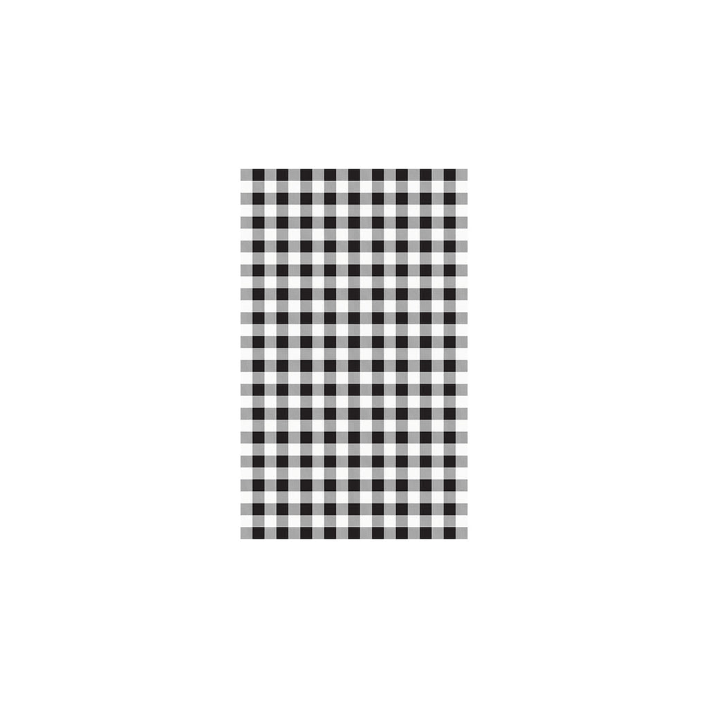 Moda  GINGHAM GREASEPROOF PAPER 190x310mm | 200 sheets/Pack BLACK (Pack )