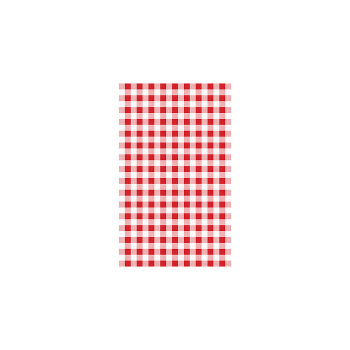 Moda  GINGHAM GREASEPROOF PAPER 190x310mm | 200 sheets/Pack RED (Pack )