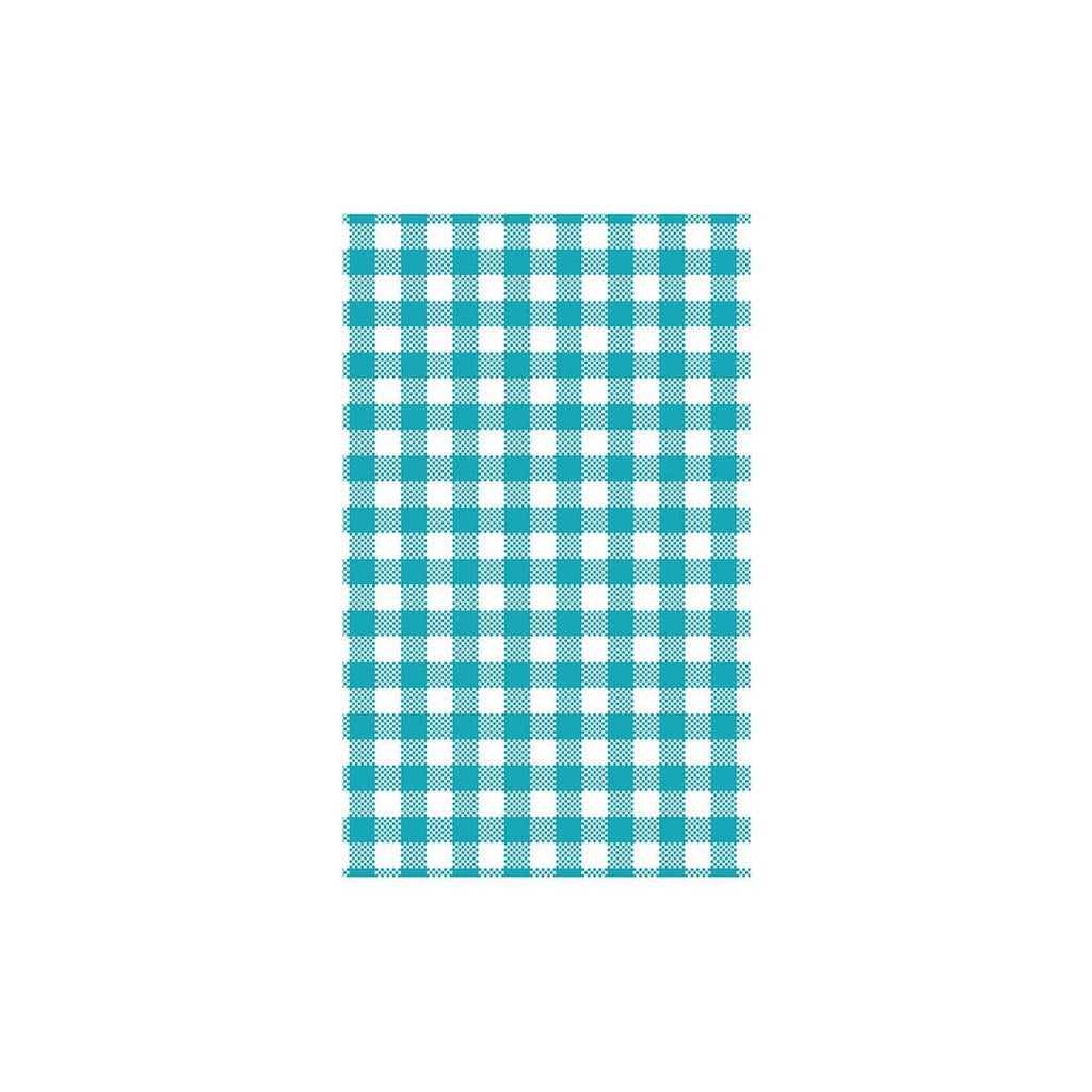 Moda  GINGHAM GREASEPROOF PAPER 190x310mm | 200 sheets/Pack TEAL (Pack )