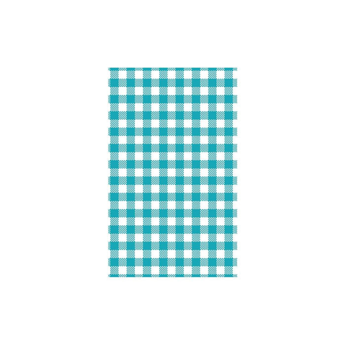 Moda  GINGHAM GREASEPROOF PAPER 190x310mm | 200 sheets/Pack TEAL (Pack )