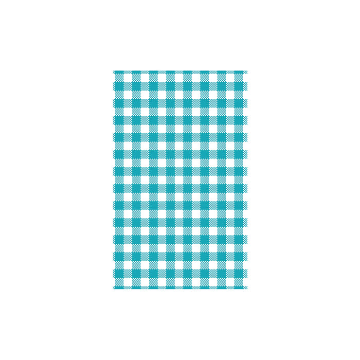 Moda  GINGHAM GREASEPROOF PAPER 190x310mm | 200 sheets/Pack TEAL (Pack )