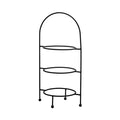 Trenton  DISPLAY STAND-ROUND | 3 TIER | 620mm H BLACK (Each)