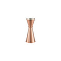 Chef Inox JAPANESE JIGGER ROLLED EDGES 30/60ml COPPER PLATED EA