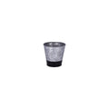 Chef Inox CONEY ISL-GALVANISED POT FLARED DIPPED BLACK 100x95mm EA