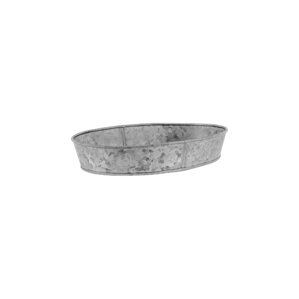 Chef Inox CONEY ISL-GALVANISED OVAL TRAY 240x160x45mm EA