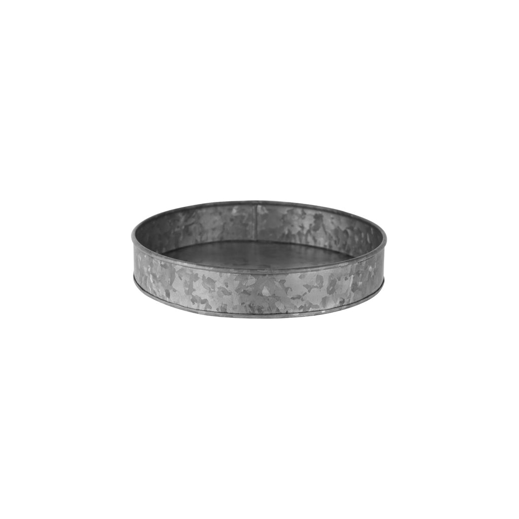 Chef Inox CONEY ISL-GALVANISED ROUND TRAY 240x45mm EA
