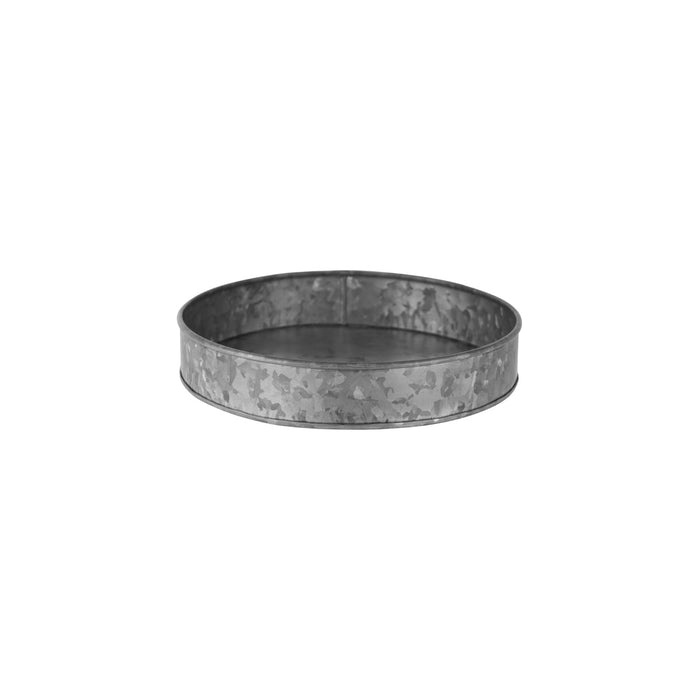 Chef Inox CONEY ISL-GALVANISED ROUND TRAY 240x45mm EA