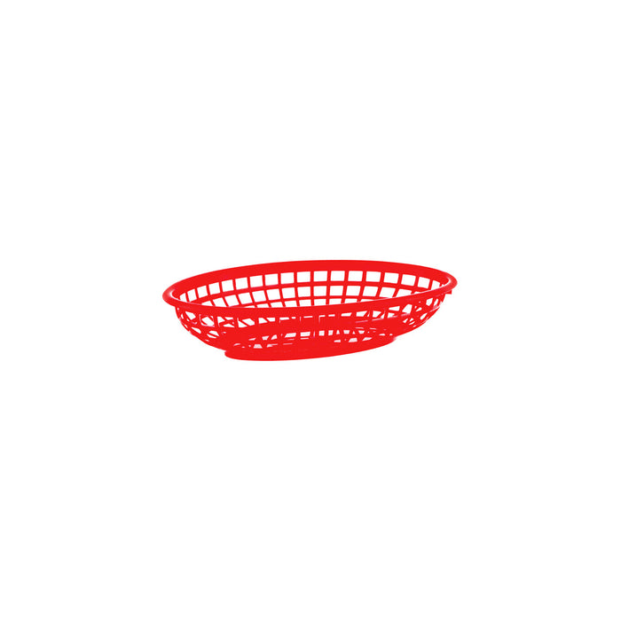 Chef Inox CONEY IS-PLASTIC SERVING BASKET OVAL RED 240x150x50mm EA
