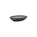 Chef Inox CONEY IS-PLASTIC SERVING BASKET OVAL BLACK 240x150x50mm EA